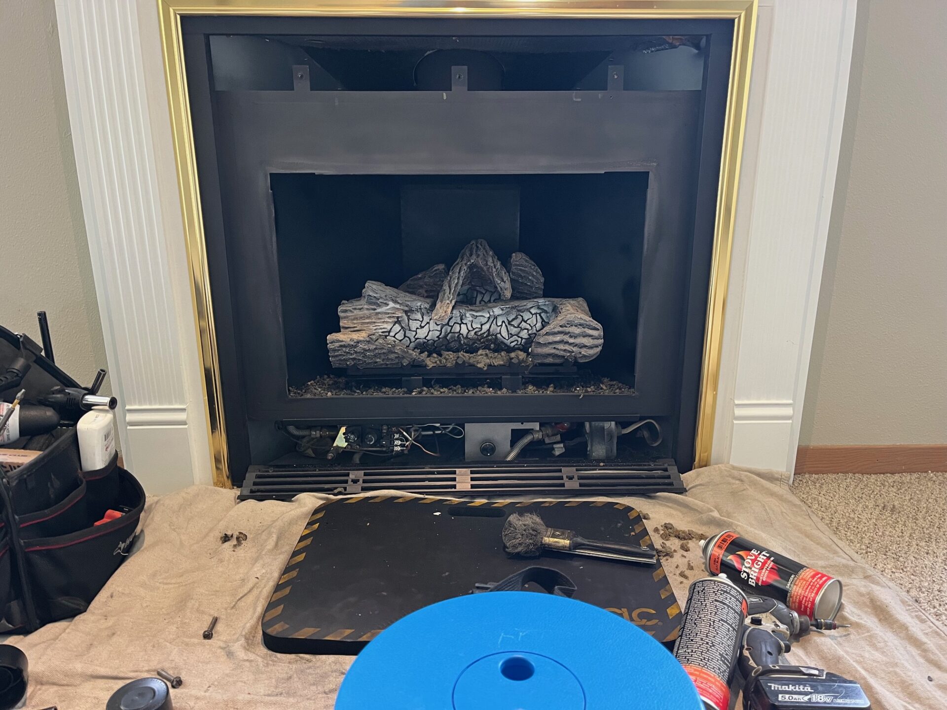 Gas Fireplace Cleaning