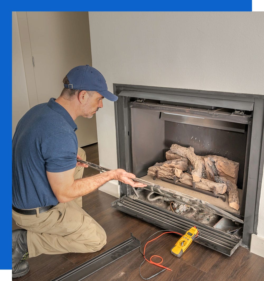 Precision Energy does gas fireplace maintenance